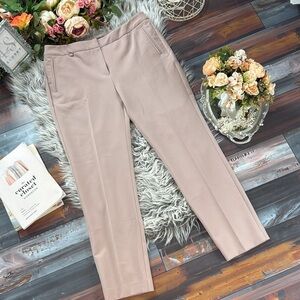 Adrianna Papell Bi Stretch Kate Fit Elegant Beige Women's Pants, 12